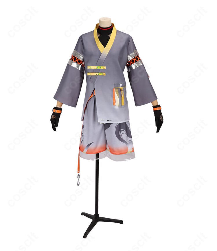 にじさんじ 北見遊征 インナー正面装飾ディテール｜トップスの模様・縫製・装飾を細部まで高再現。