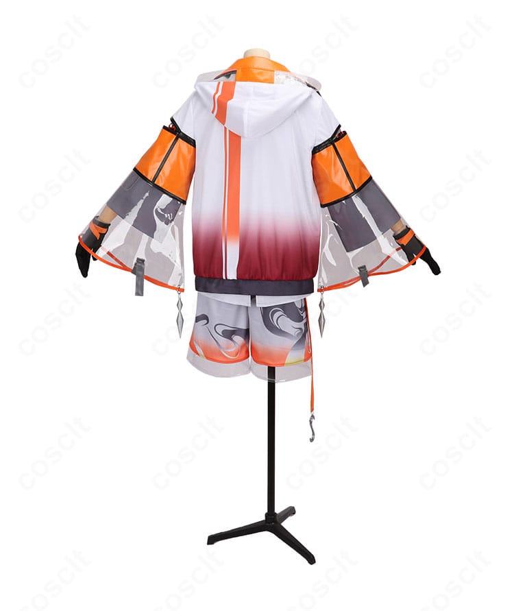 にじさんじ 北見遊征 デフォルト衣装 背面画像｜背中の装飾やレイヤー構造を詳細に再現したバックスタイル。