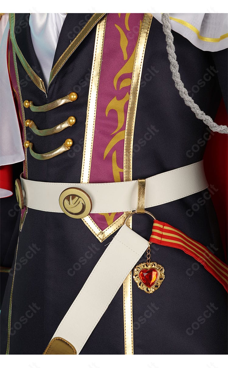 不破湊 コスプレ 衣装 腰飾りディテール｜ベルトやスカーフの高品質仕上げをクローズアップ