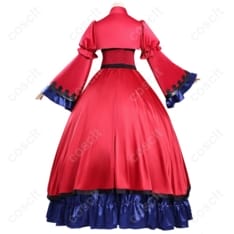 エリスの聖杯 スカーレット・カスティエル 赤のイブニングドレス コスプレ衣装【高品質・オーダーメイド対応】 - 3枚目の画像（サムネイル）