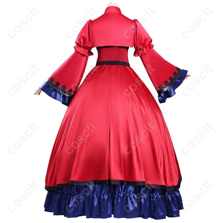 エリスの聖杯 スカーレット・カスティエル 赤のイブニングドレス コスプレ衣装【高品質・オーダーメイド対応】 - 3枚目の画像