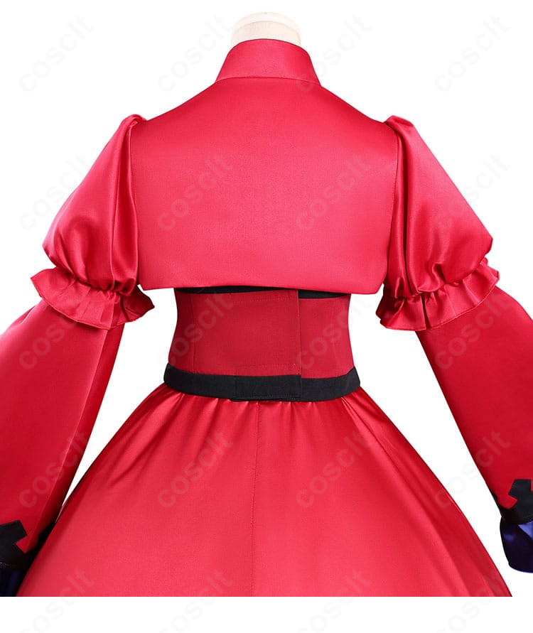 エリスの聖杯 スカーレット・カスティエル ドレス 背面装飾ディテール|立体感ある装飾が魅力。