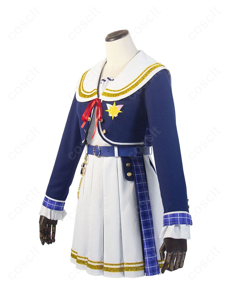 アイカツアカデミー!姫乃みえる 制服コスプレ衣装 側面画像|立体裁断で美しいシルエットを再現