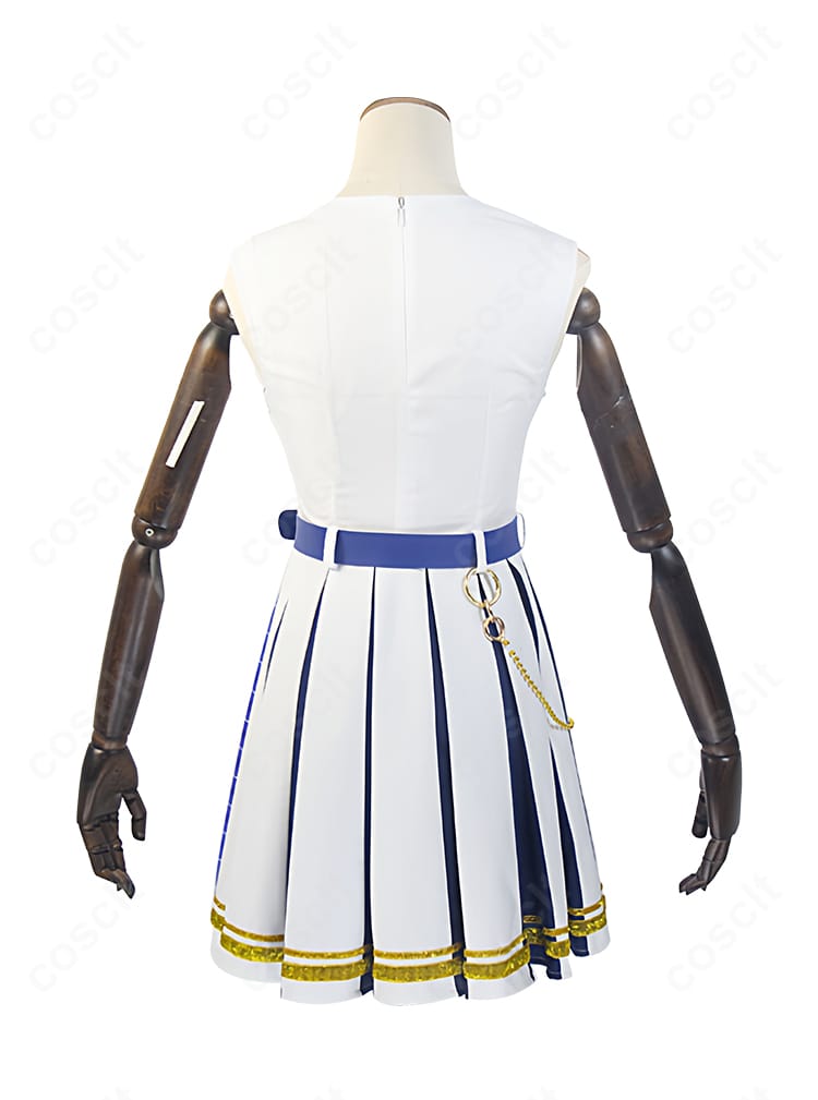 姫乃みえる 制服コスプレ衣装 スカート背面装飾ディテール|動きに映えるデザインと丁寧な縫製