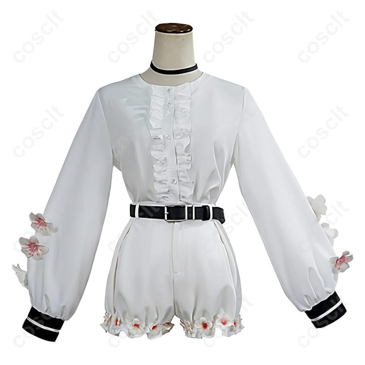 魔法少女ノ魔女裁判 桜羽エマ コスプレ衣装｜明るく元気な囚人スタイル・高品質フルセット - 4枚目の画像