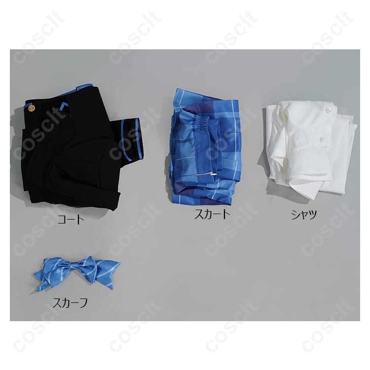 千歳くんはラムネ瓶のなか 柊夕湖・青海陽 制服 コスプレ衣装｜チラムネ 学園制服風 高品質・オーダーメイド対応 - 5枚目の画像