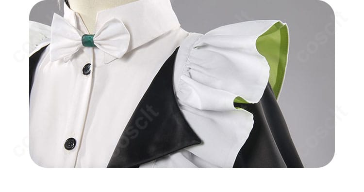 メイド服 肩部分装飾ディテール｜ケルシーの落ち着いた雰囲気を引き立てる肩飾り