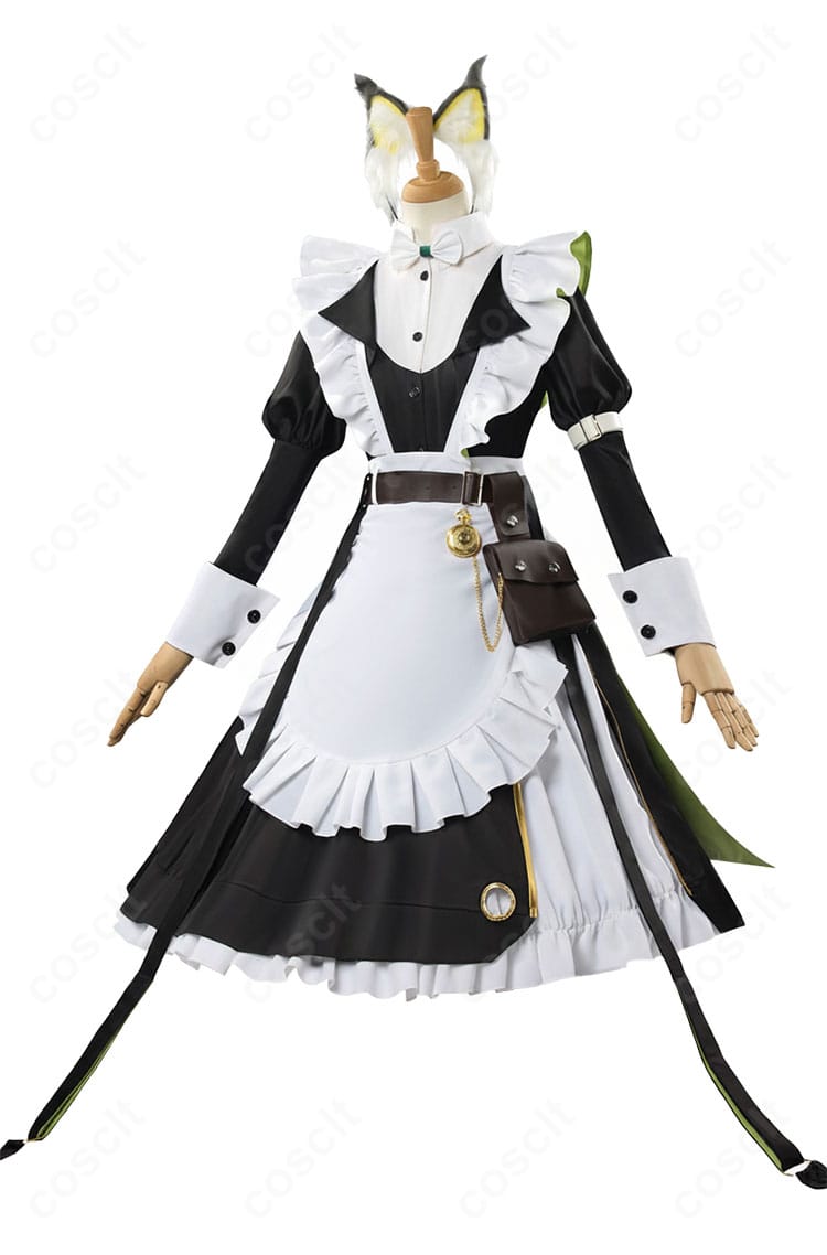 ケルシー「時の足跡」メイド服 側面デザイン｜立体感のあるラインと精巧な縫製