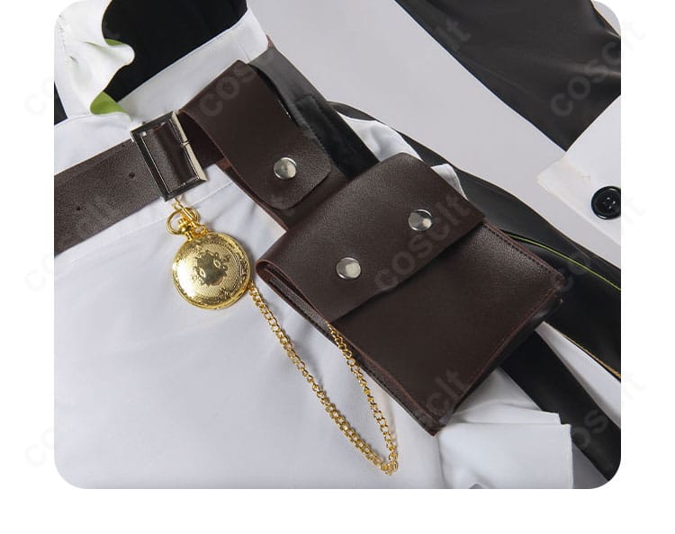 メイド服 腰回りの懐中時計と小物ディテール｜細部まで再現されたアクセサリーが魅力