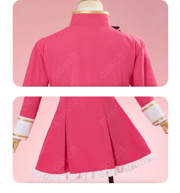 東条ヒバリ コスプレ衣装 袖口装飾ディテール|優雅な袖口デザインで高級感をプラス。