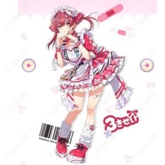 ホロライブ 宝鐘マリン よくばり電脳ガール MVコスプレ衣装｜王道アイドル風デザイン・オーダーメイド対応 - 1枚目の画像（サムネイル）