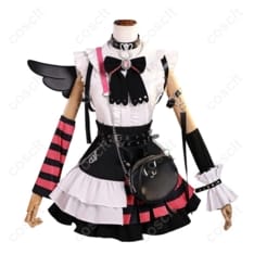 ホロライブ 兎田ぺこら 堕天使風パンク コスプレ衣装｜ゴシック×小悪魔スタイル・オーダーメイド可 - 1枚目の画像（サムネイル）