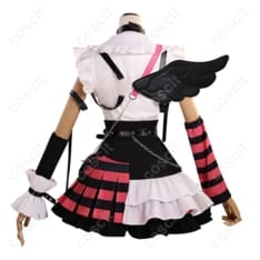 ホロライブ 兎田ぺこら 堕天使風パンク コスプレ衣装｜ゴシック×小悪魔スタイル・オーダーメイド可 - 3枚目の画像（サムネイル）