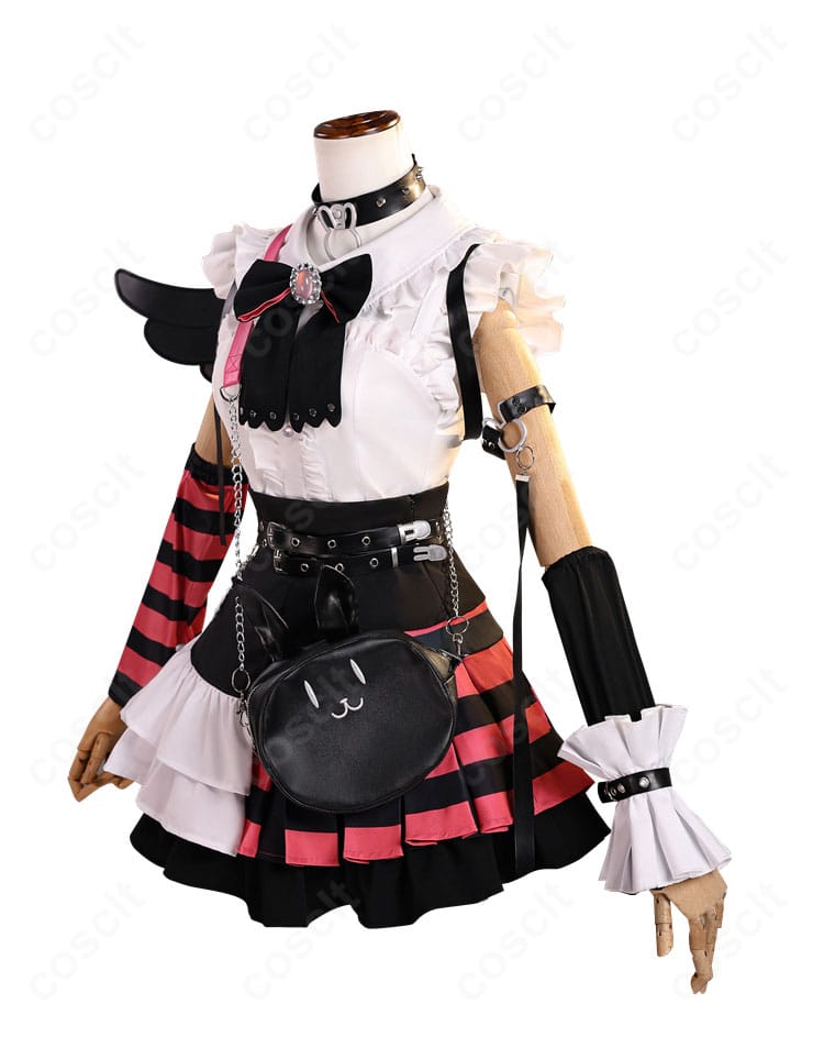 兎田ぺこら コスプレ衣装 側面図|細部まで再現された立体感あるシルエット。