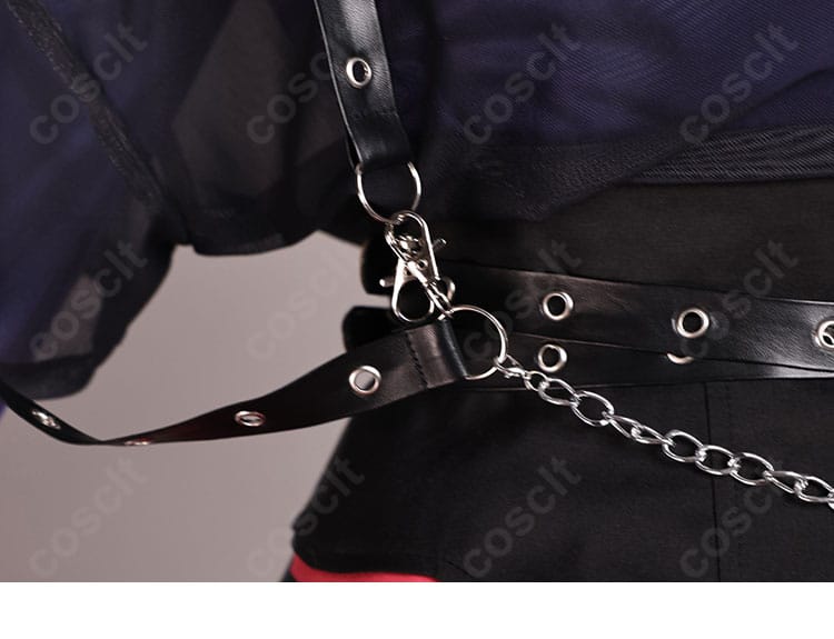 兎田ぺこら コスプレ衣装 リボン系飾りディテール|細やかな結びが華やかさを演出。