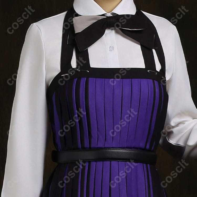 ウェンズデー イーニッド・シンクレア コスプレ衣装 シーズン2 ネヴァーモア学園制服 刺繍入りブレザー - 4枚目の画像