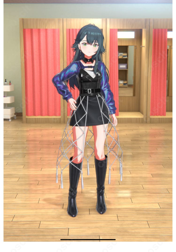 学園アイドルマスター 月村手毬 Luna say maybe コスプレ衣装 正面全身画像|MV衣装の魅力をリアルに再現した高品質コスチューム。撮影やイベントにおすすめ。