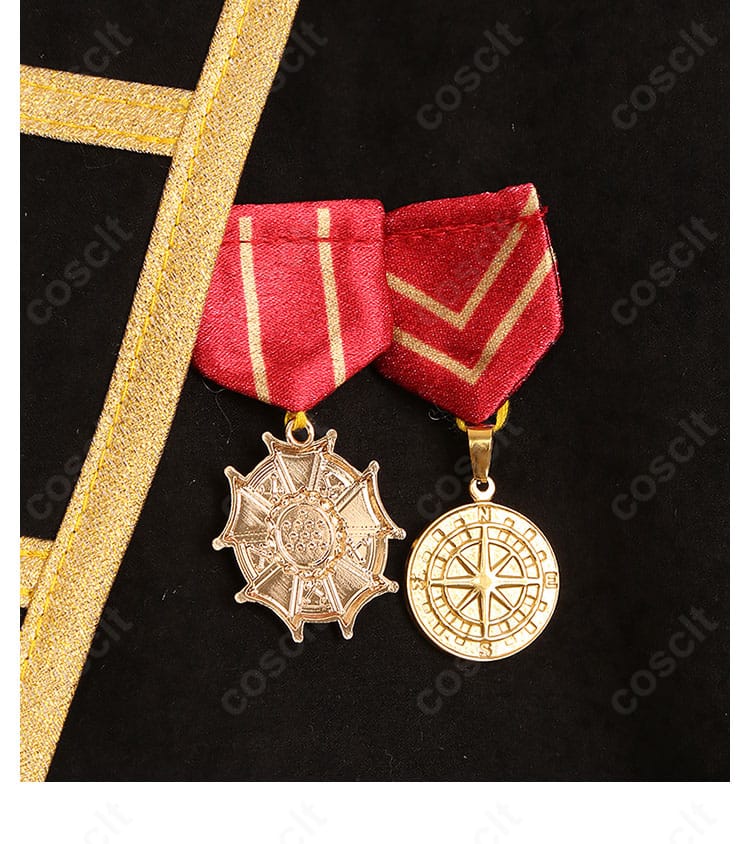 FGO U-オルガマリー コスプレ 胸章・胸飾りディテール|威厳を感じさせる装飾パーツを再現