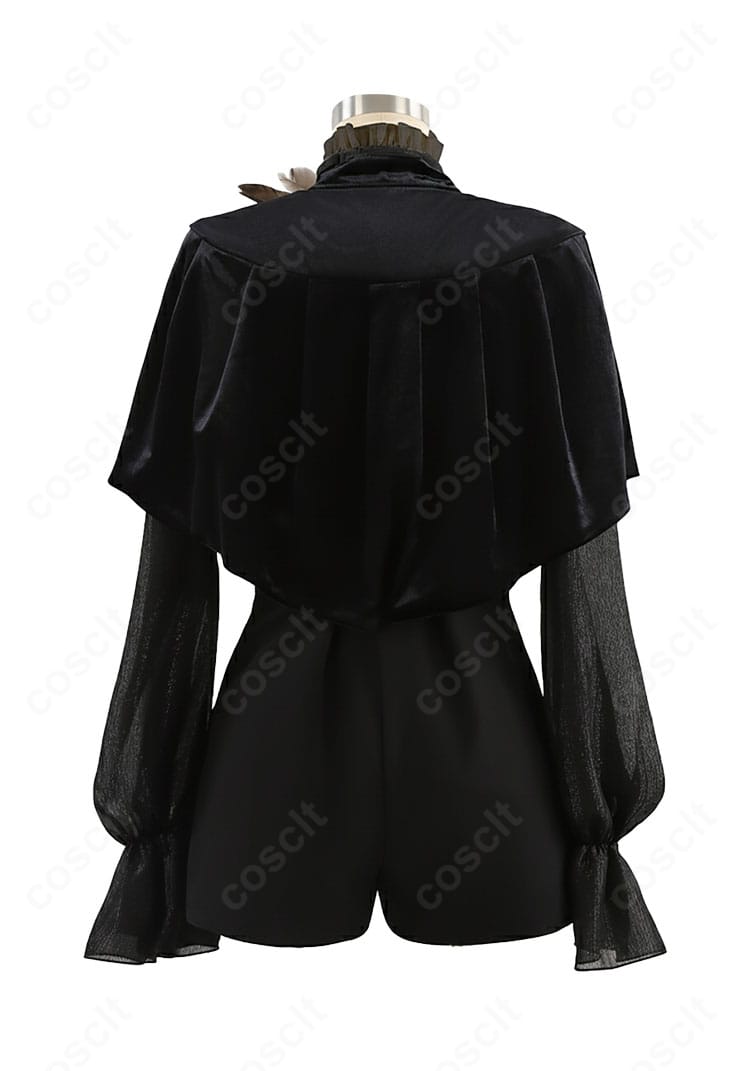 FGO ネモ/ノア 第二段階 コスプレ衣装 背面全体図|マントや装飾の流れまで美しく再現した背中デザイン。