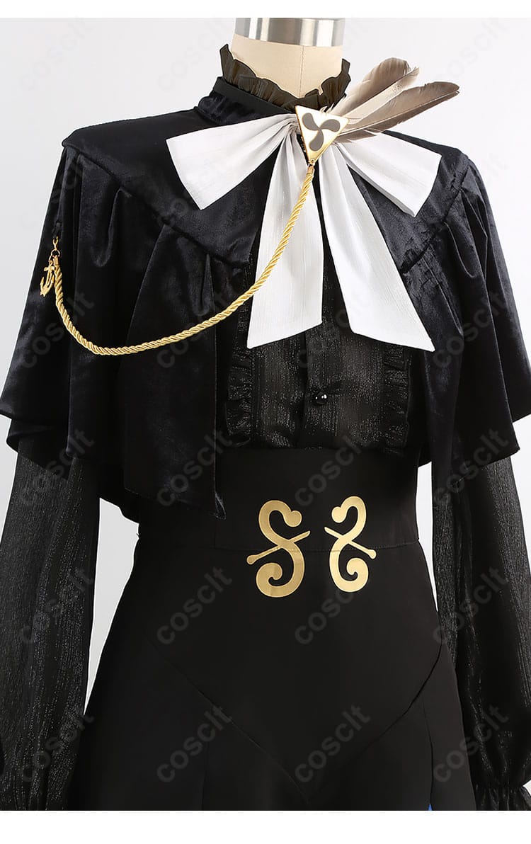 FGO ネモ/ノア 第二段階 コスプレ衣装 ショール装飾ディテール|高級感ある布地と美しいラインが魅力のポイント。