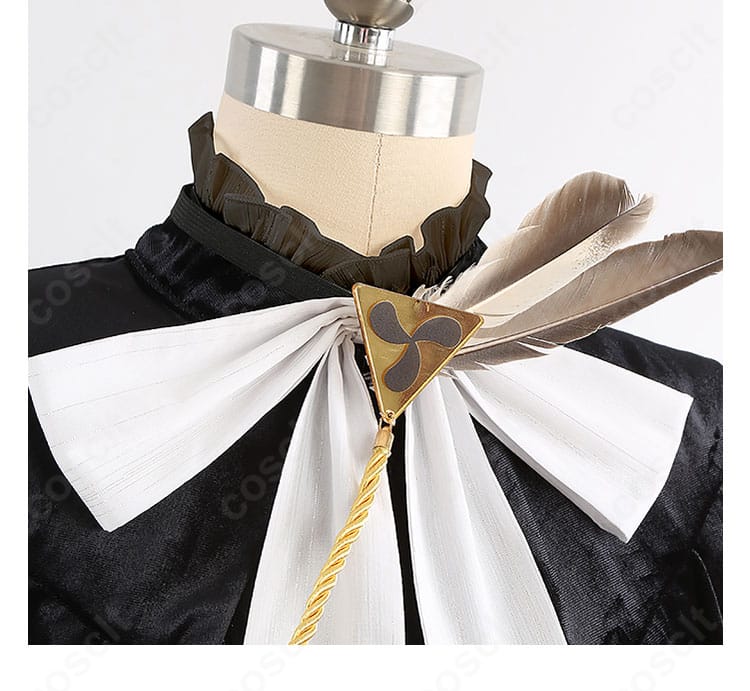 FGO ネモ/ノア 第二段階 コスプレ衣装 衣領装飾ディテール|ネモらしい端正で落ち着いた印象を演出する襟デザイン。