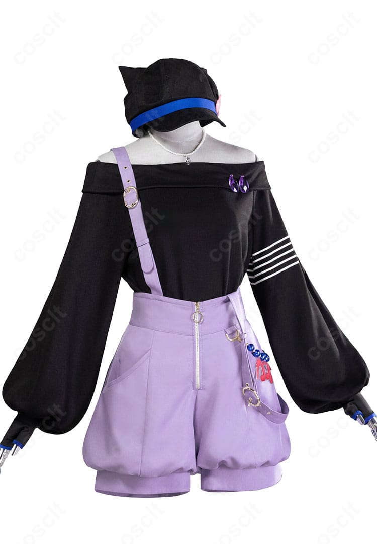 白石杏 feat.メロディっち コスプレ衣装 正面全体図|プロジェクトセカイ 高再現コスプレ