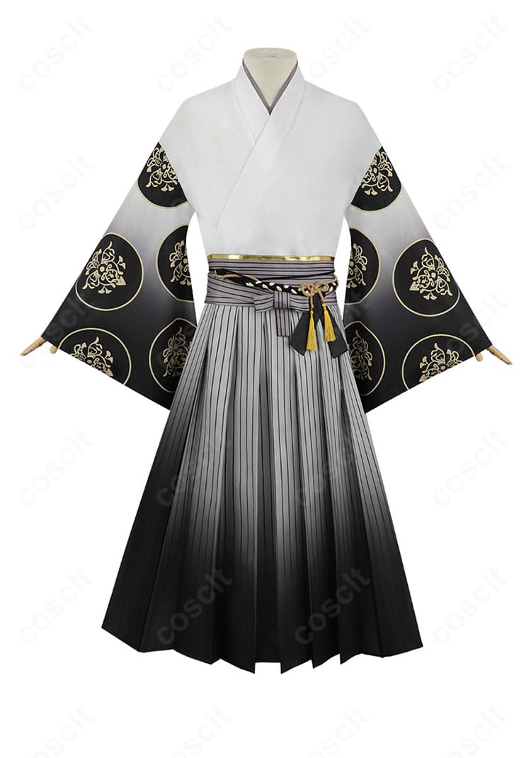 サイレントヒルf 狐面の男 コスプレ衣装 和服正面装飾ディテール|胸飾りや装飾紐が際立つ高品質デザイン。