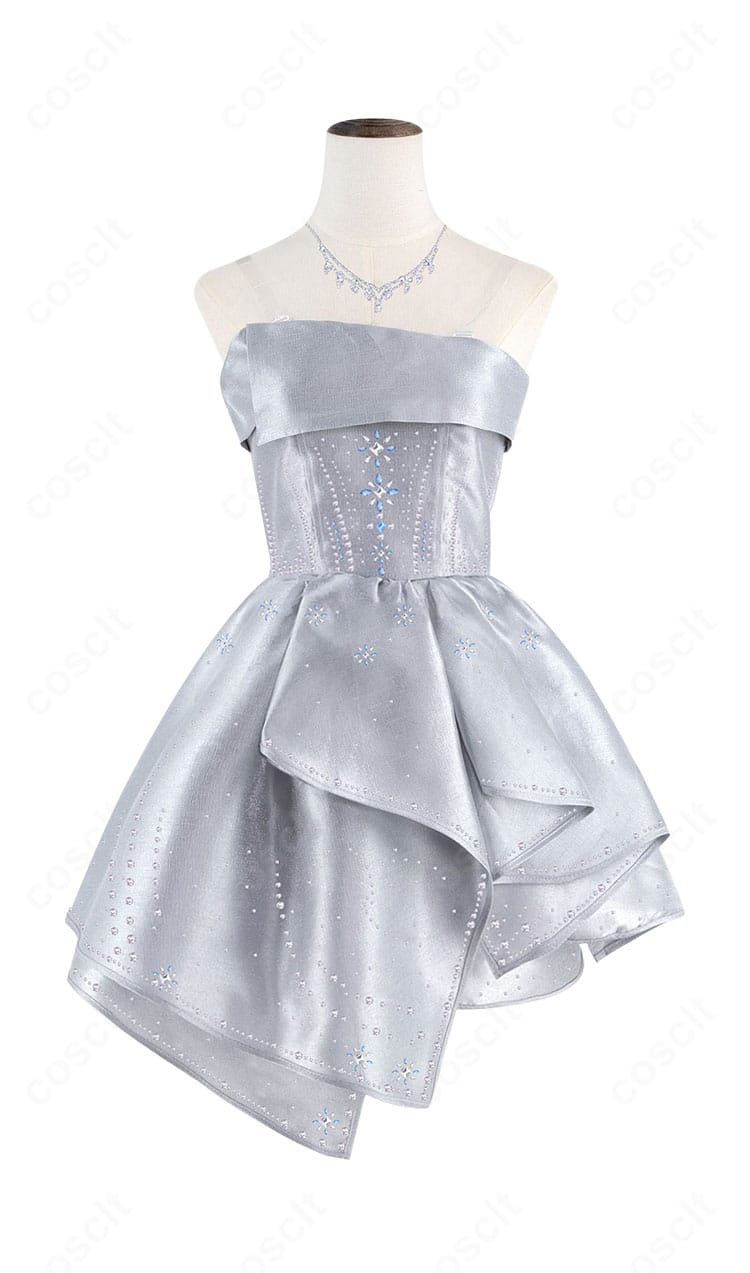 恋と深空 花への誓い コスプレ衣装 正面全体図|プレイヤーの純白ドレスを高再現、イベントや撮影会に最適。