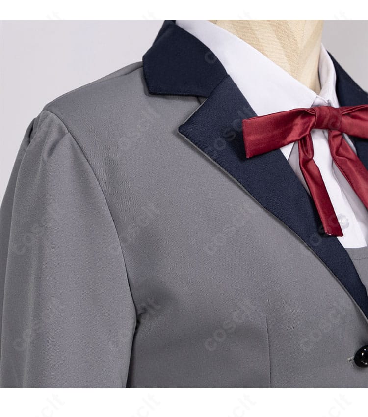 ライムライト・レモネードジャム 陽見恵凪 コスプレ衣装 肩部分ディテール｜縫製の美しさと生地の質感を確認できるクローズアップ。