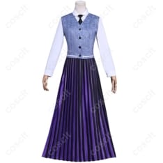 COSCLT公式／ウェンズデー・アダムス ネヴァーモア学園 制服（シーズン2）コスプレ衣装 - 4枚目の画像（サムネイル）