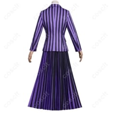 COSCLT公式／ウェンズデー・アダムス ネヴァーモア学園 制服（シーズン2）コスプレ衣装 - 3枚目の画像（サムネイル）