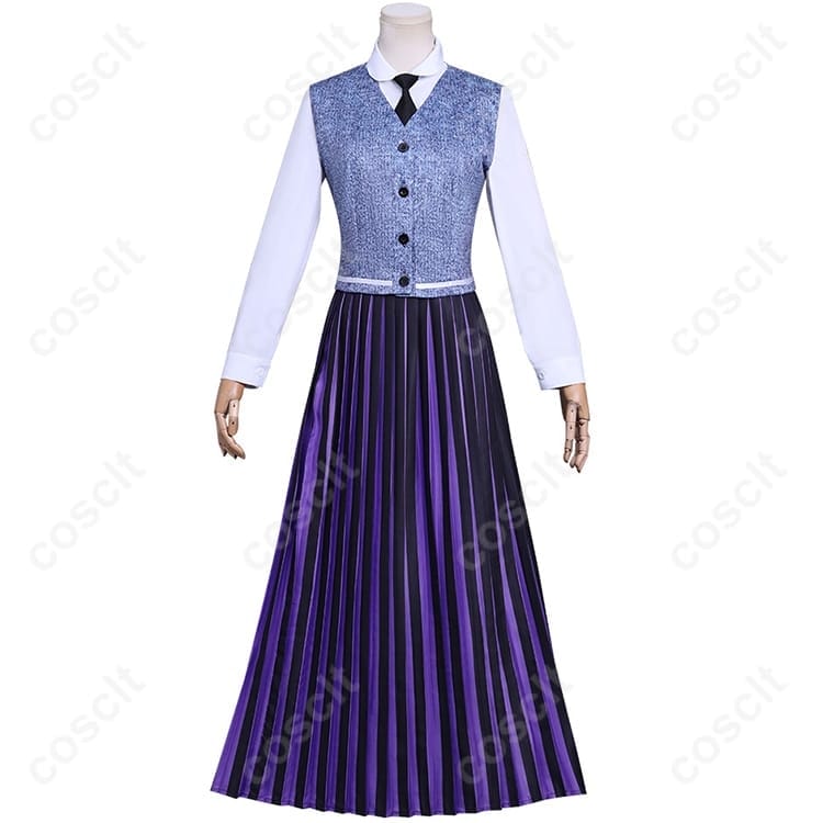 COSCLT公式／ウェンズデー・アダムス ネヴァーモア学園 制服（シーズン2）コスプレ衣装 - 4枚目の画像