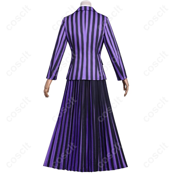 COSCLT公式／ウェンズデー・アダムス ネヴァーモア学園 制服（シーズン2）コスプレ衣装 - 3枚目の画像