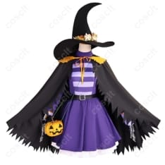 葬送のフリーレン フリーレン ORBcafeコラボ ハロウィン コスプレ衣装｜魔法使い風マント付きフルセット - 1枚目の画像（サムネイル）