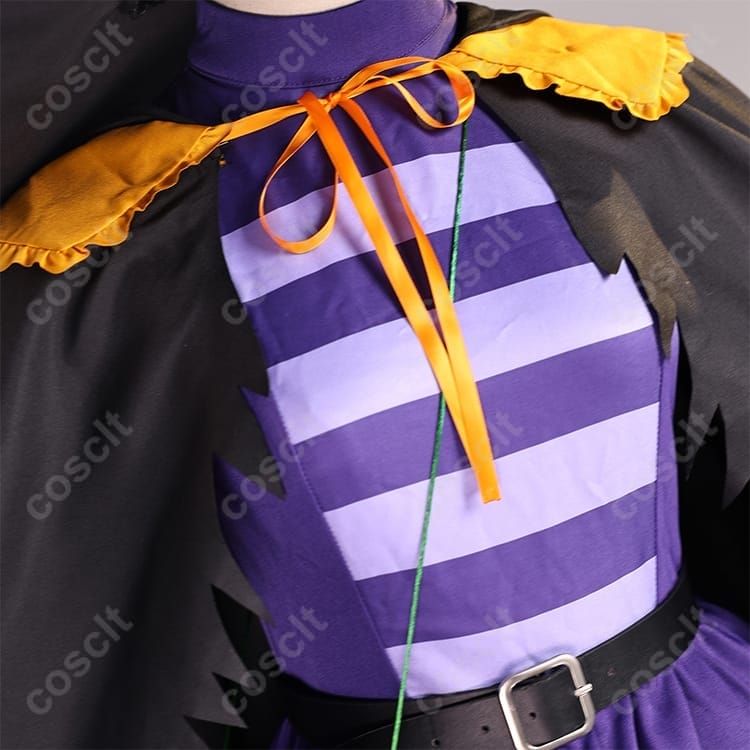 葬送のフリーレン フリーレン ORBcafeコラボ ハロウィン コスプレ衣装｜魔法使い風マント付きフルセット - 4枚目の画像
