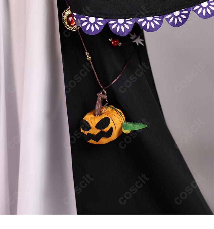 葬送のフリーレン フェルン ハロウィンver. コスプレ衣装 南瓜モチーフ飾り 詳細写真|季節感たっぷりの可愛いポイント