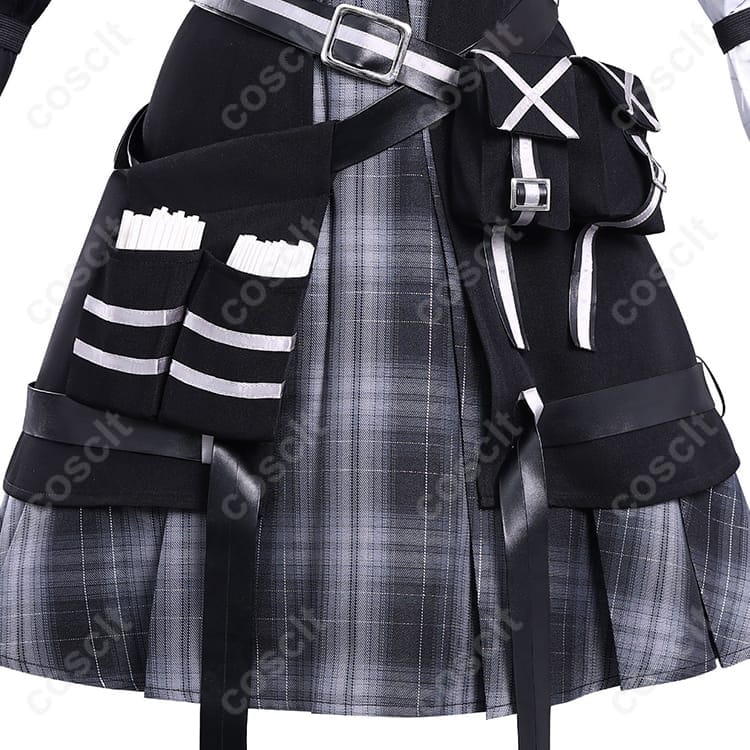 魔法少女ノ魔女裁判 黒部ナノカ コスプレ衣装｜クールで無口な少女の囚人スタイルを完全再現 - 5枚目の画像