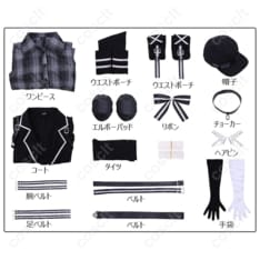 魔法少女ノ魔女裁判 黒部ナノカ コスプレ衣装｜クールで無口な少女の囚人スタイルを完全再現 - 6枚目の画像（サムネイル）