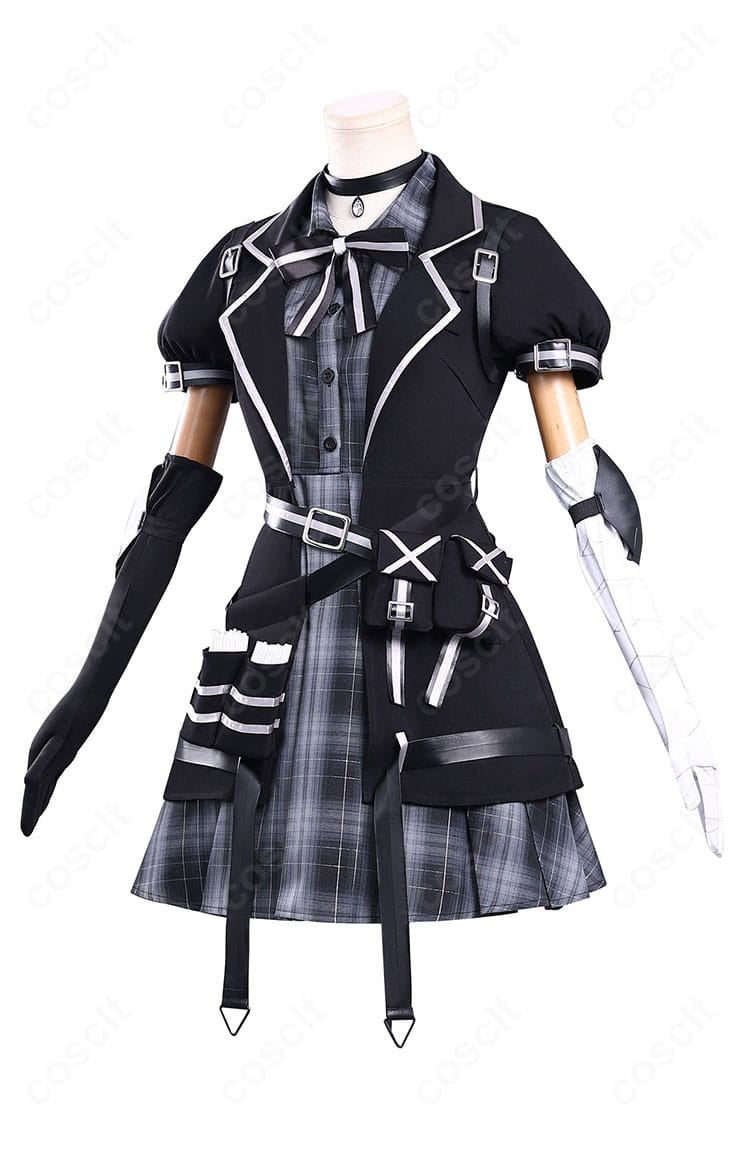 魔法少女ノ魔女裁判 黒部ナノカ コスプレ衣装 側面図|立体的なシルエットと丁寧な縫製をチェック