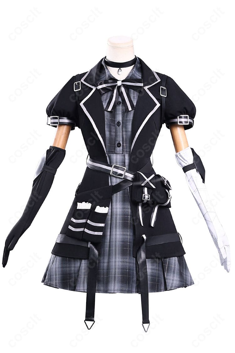 魔法少女ノ魔女裁判 黒部ナノカ コスプレ衣装 正面図|高品質生地で細部まで忠実に再現