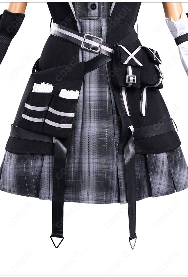 黒部ナノカ コスプレ衣装 スカート裾装飾細部|細やかなステッチと模様が魅力