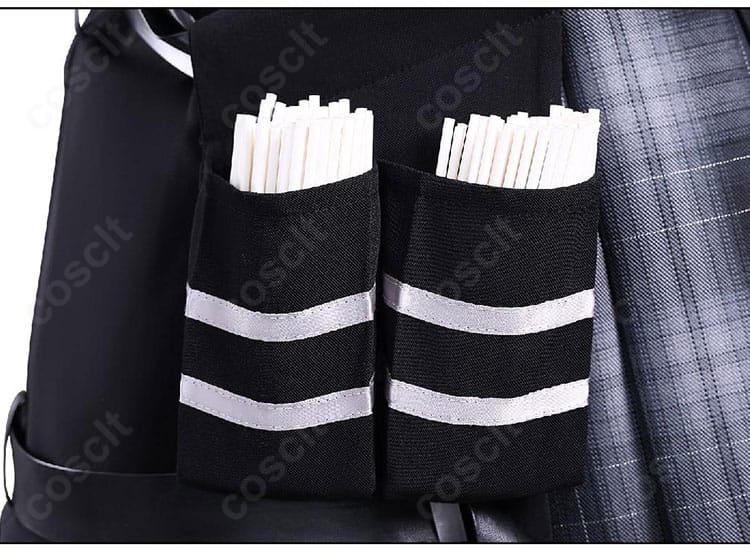 黒部ナノカ コスプレ衣装 腰まわり装飾細部|ウエストリボンとベルトデザインの美しい仕上がり