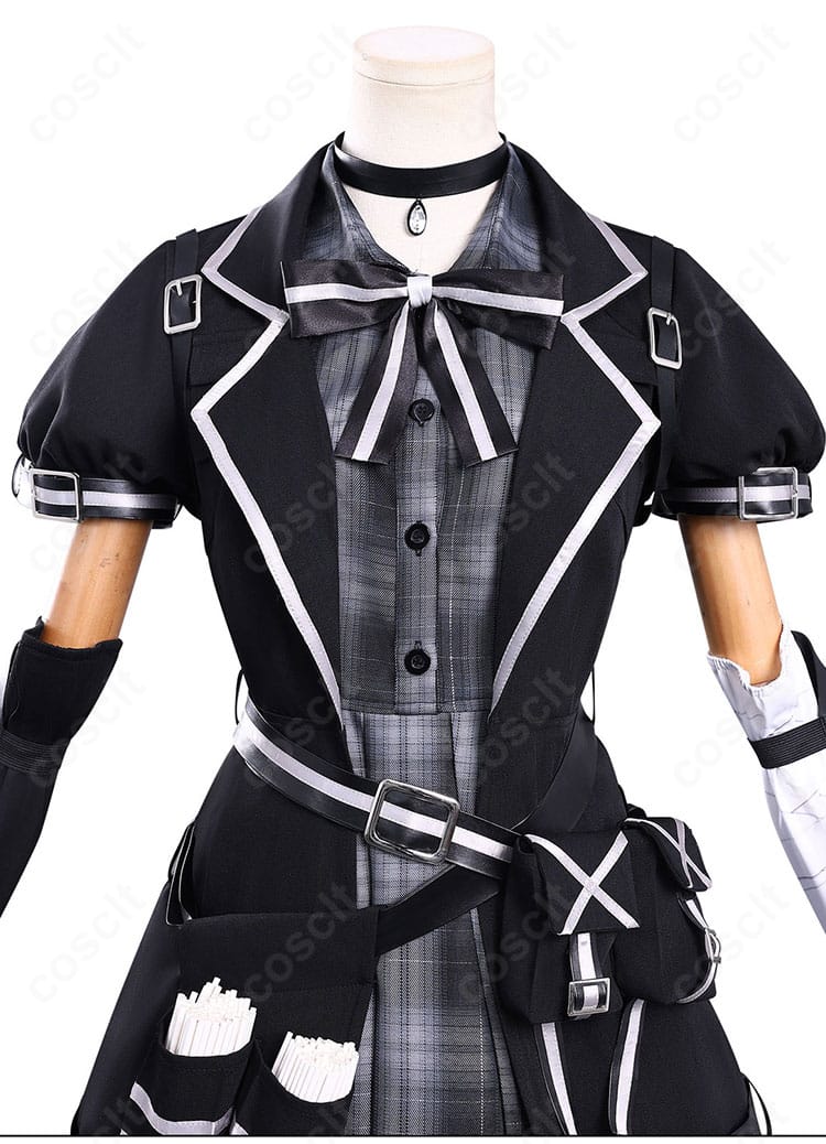 黒部ナノカ コスプレ衣装 スカート装飾細部|裾のデザインが可憐で動きのある印象に