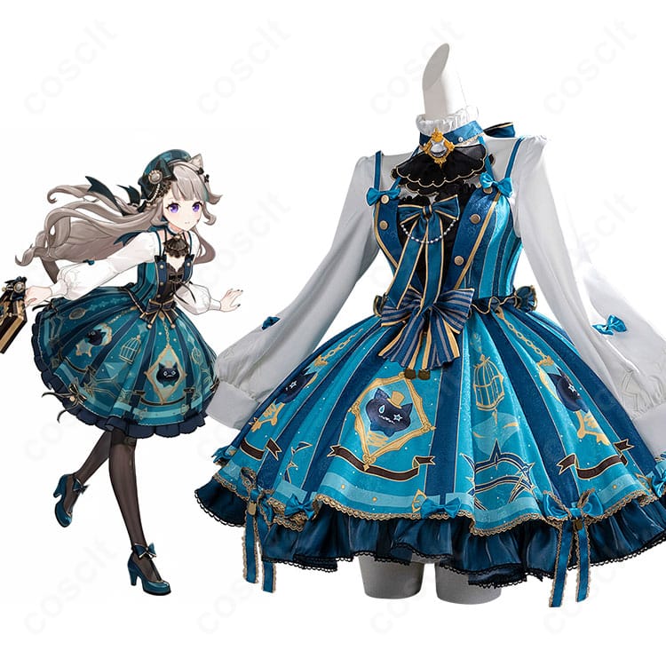 原神 リネット カフェinソウル コスプレ衣装 キャラクター人物と衣装全体のイメージ。限定コラボ衣装の魅力をチェック!