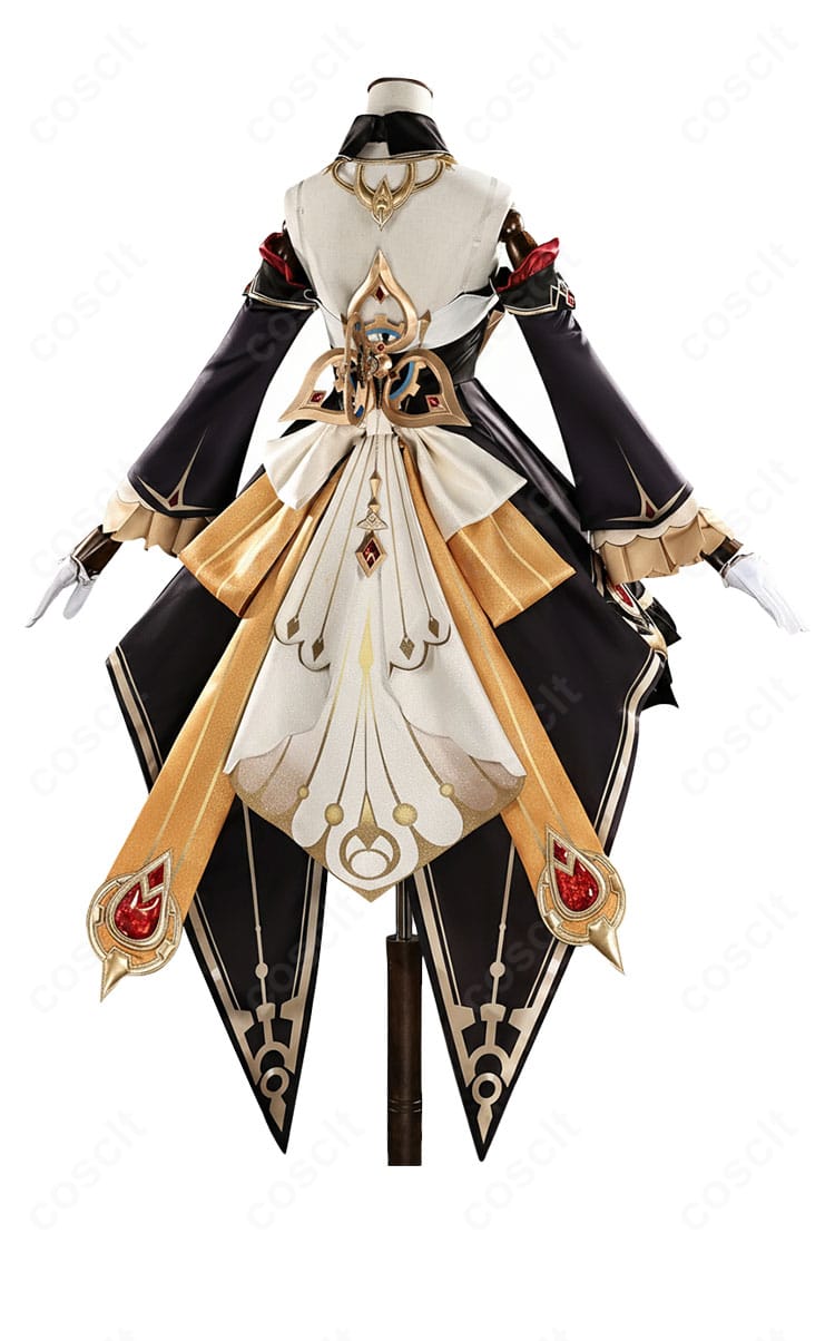 原神 サンドローネ 傀儡 コスプレ衣装 背面図|背中のリボンや装飾が際立つ仕上がり。後ろ姿まで原作通りの高完成度。