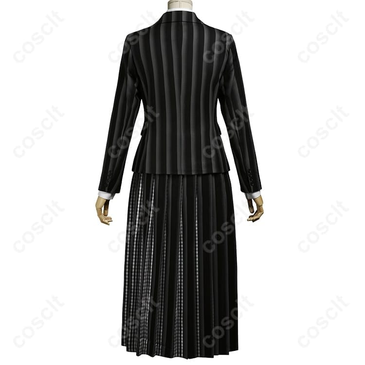 ウェンズデー・アダムス シーズン2 ネヴァーモア学園 制服 コスプレ衣装｜上品でダークな魅力を完全再現 - 5枚目の画像