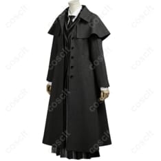 ウェンズデー・アダムス シーズン2 ネヴァーモア学園 制服 コスプレ衣装｜上品でダークな魅力を完全再現 - 2枚目の画像（サムネイル）