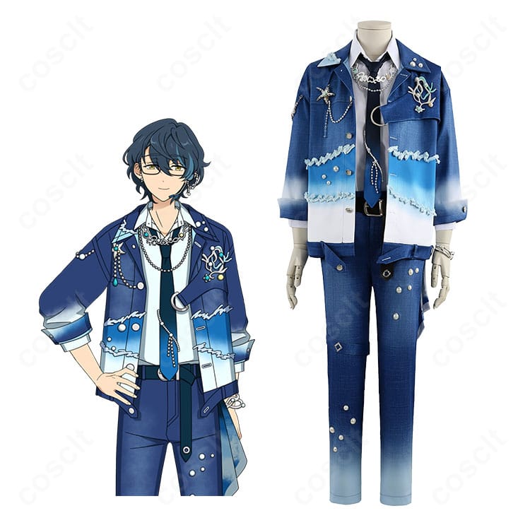 あんさんぶるスターズ!! Neptu「Deep into you」コスプレ衣装 神崎颯馬・乙狩アドニス・月永レオ・青葉つむぎ キャラクターと衣装の全身イメージ