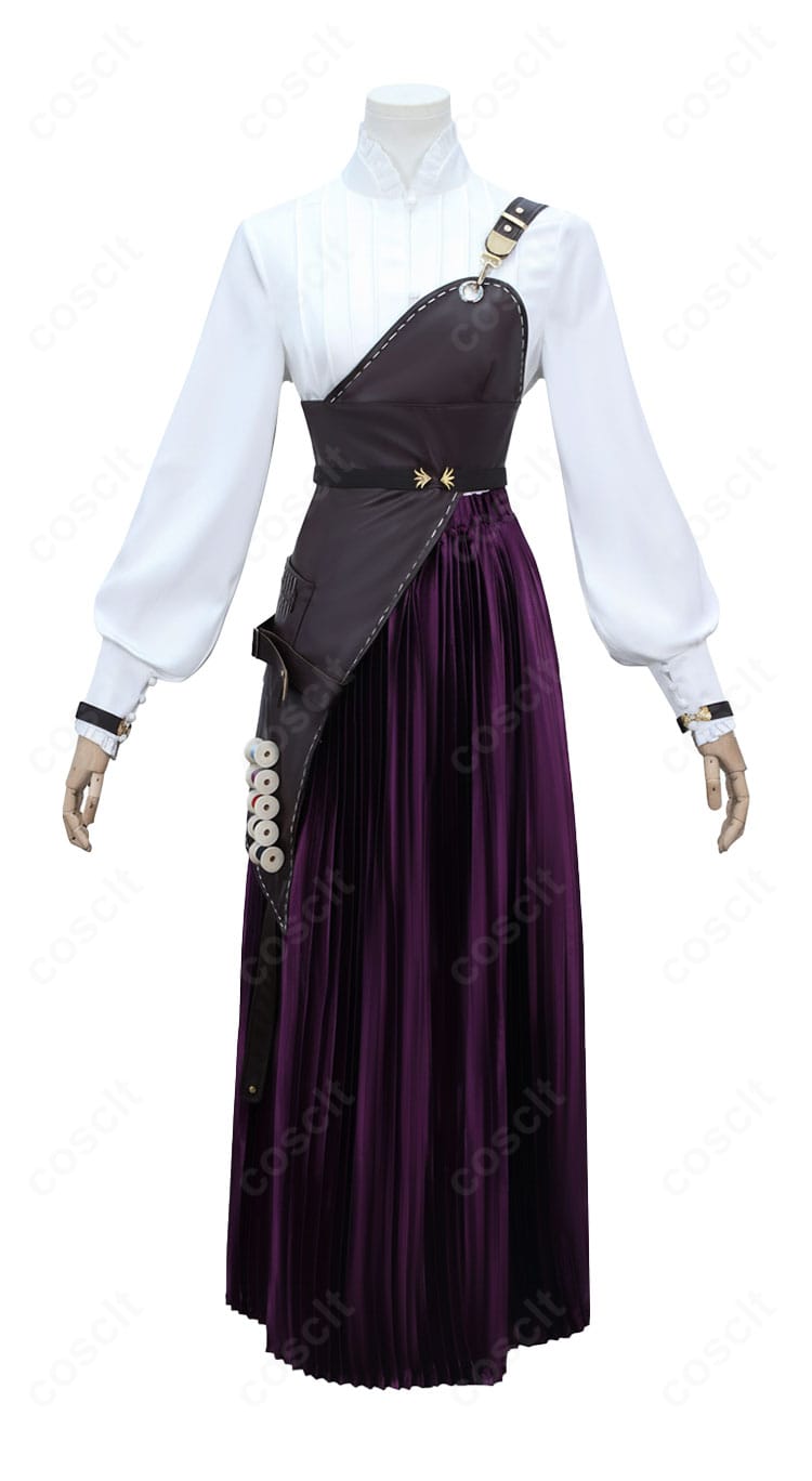 無期迷途 ガロファノ コスプレ衣装 腰布と腰飾りのディテール。繊細な装飾がポイント。