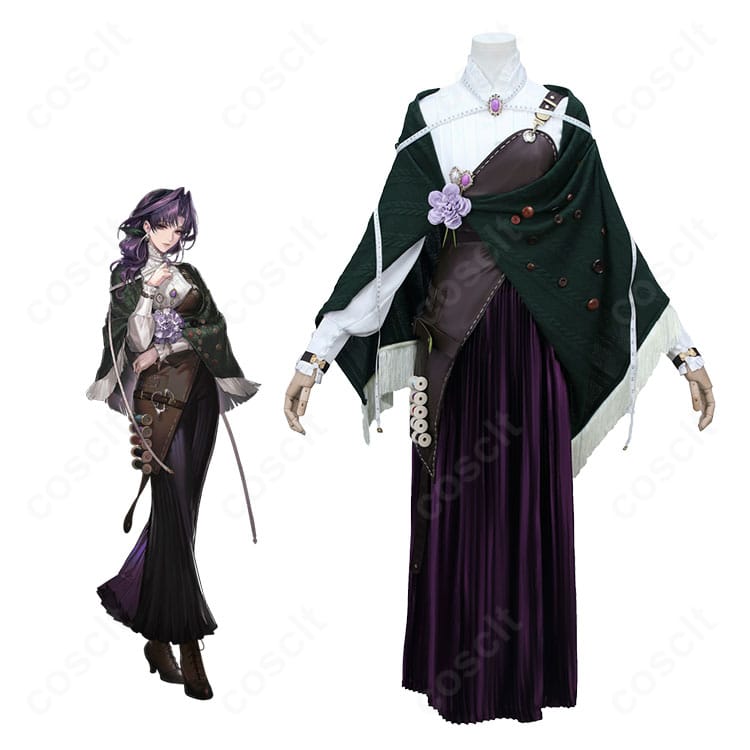 無期迷途 ガロファノ キャラクターと衣装の全体図。妖艶でスパイ風のデザインを忠実に再現したコスプレ衣装。イベント撮影におすすめ。